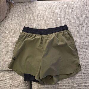Under Armour Mens Olive Green Shorts